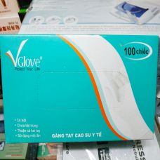 Bao Tay Cao Su VGlove - Gang Tay Y Tế Có Bột VGlove