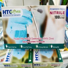 Bao Tay Cao Su HTC - Gang Tay Cao Su HTC Nitrile Y Tế Không Bột