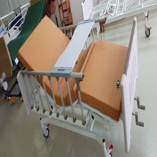 Giường Y Tế - Giường 1 Tay Quay 2 Chức Năng - Nâng Lưng Và Chân