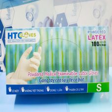 Bao Tay Cao Su HTC Có Bột - Gang Tay Y Tế HTC Có Bột
